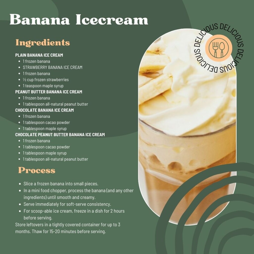 Banana Ice Cream Recipe