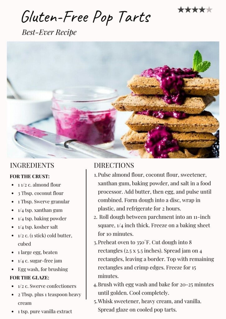 Gluten-Free Pop Tarts Recipe