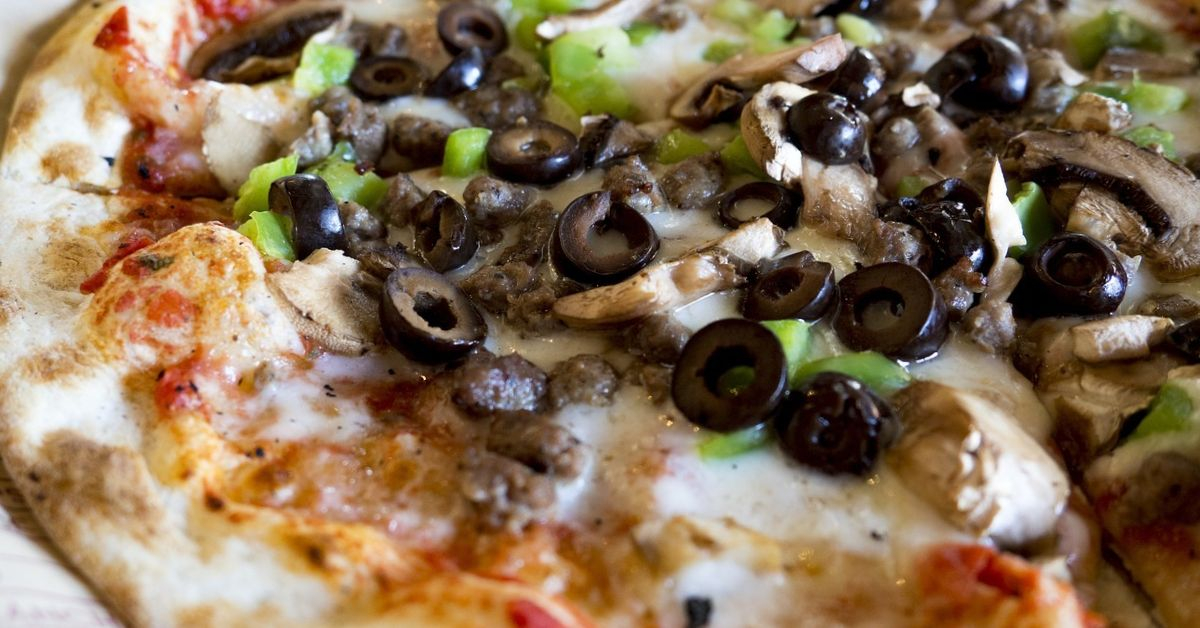 Polish-Style Pizza with Mushrooms and Chives