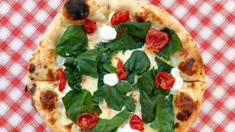 Polenta Caprese Pizza