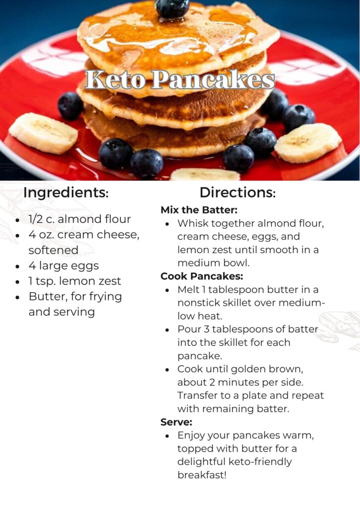 Keto Pancakes Recipe