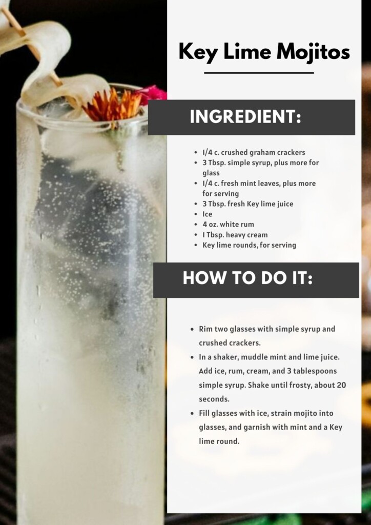 Key Lime Mojitos Recipe