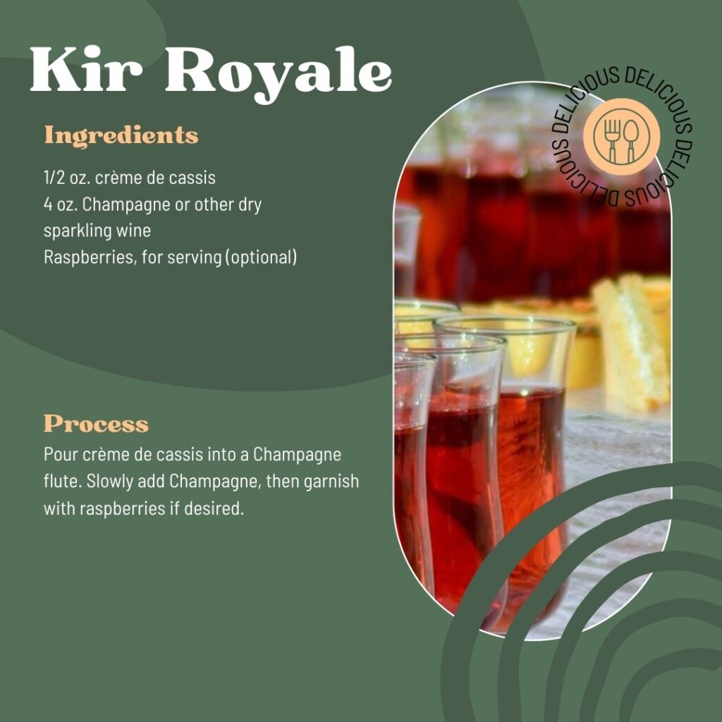 Kir Royale Wine Cocktail Recipe