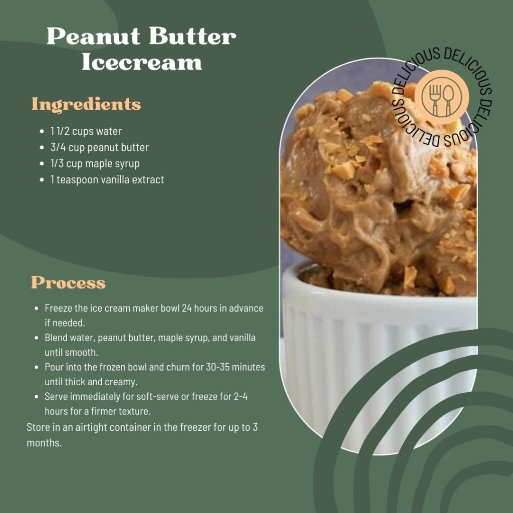 Peanut Butter Ice Cream Recipe