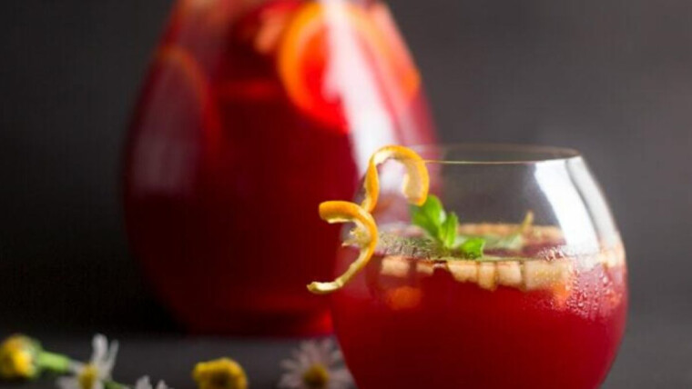 Red Sangria Wine Cocktail Recipe