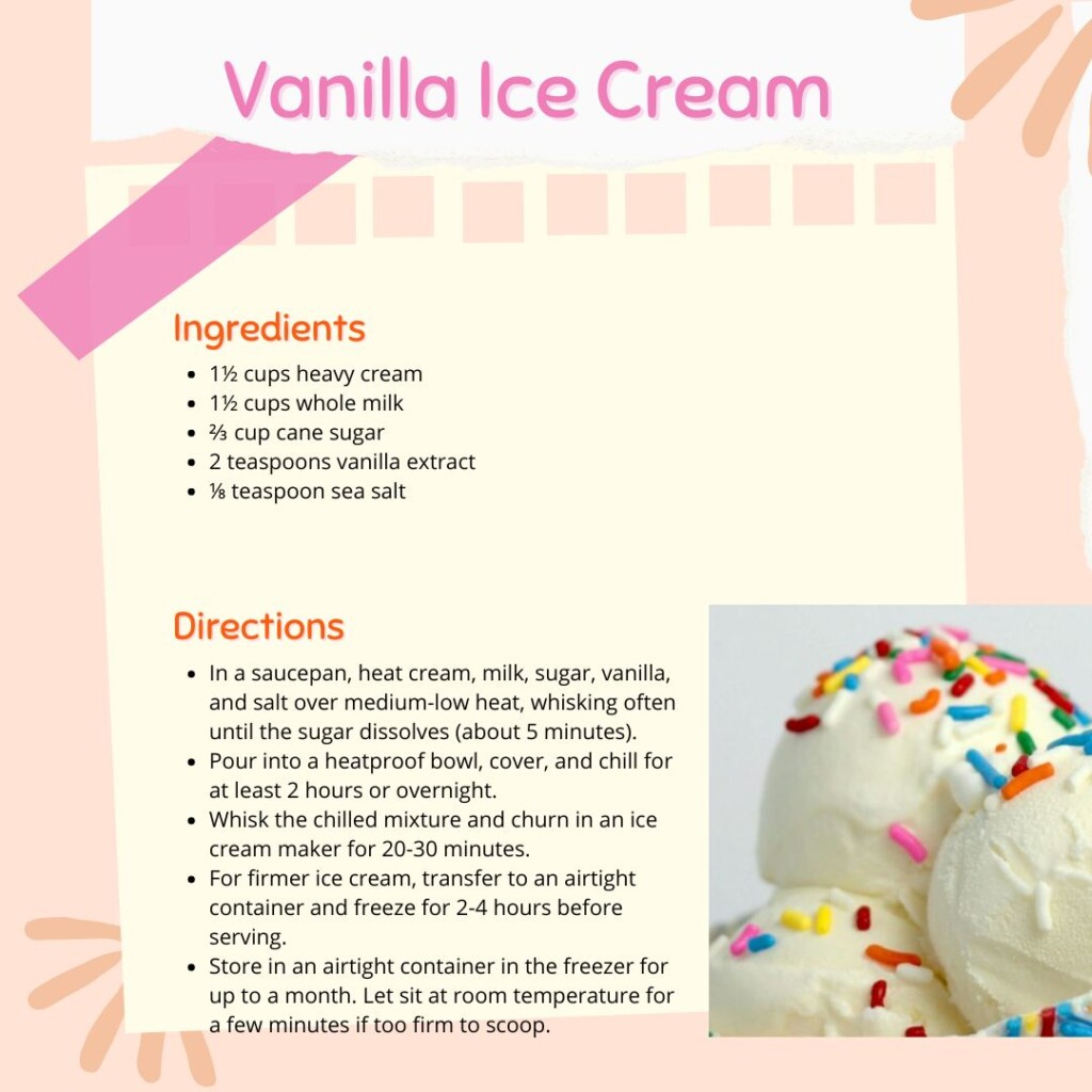 Vanilla icecream