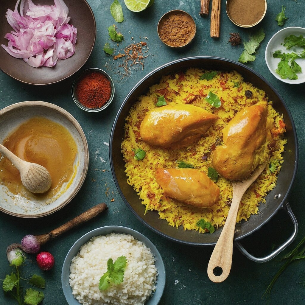 Variations of Chicken Biryani