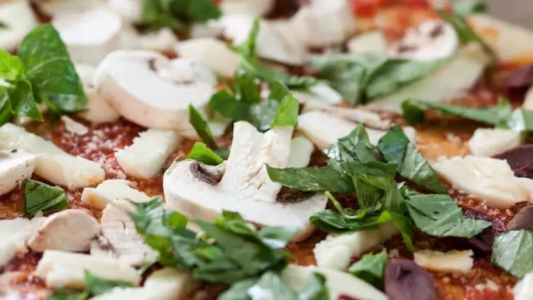 Tuna, Fresh Mozzarella, and Basil Pizza